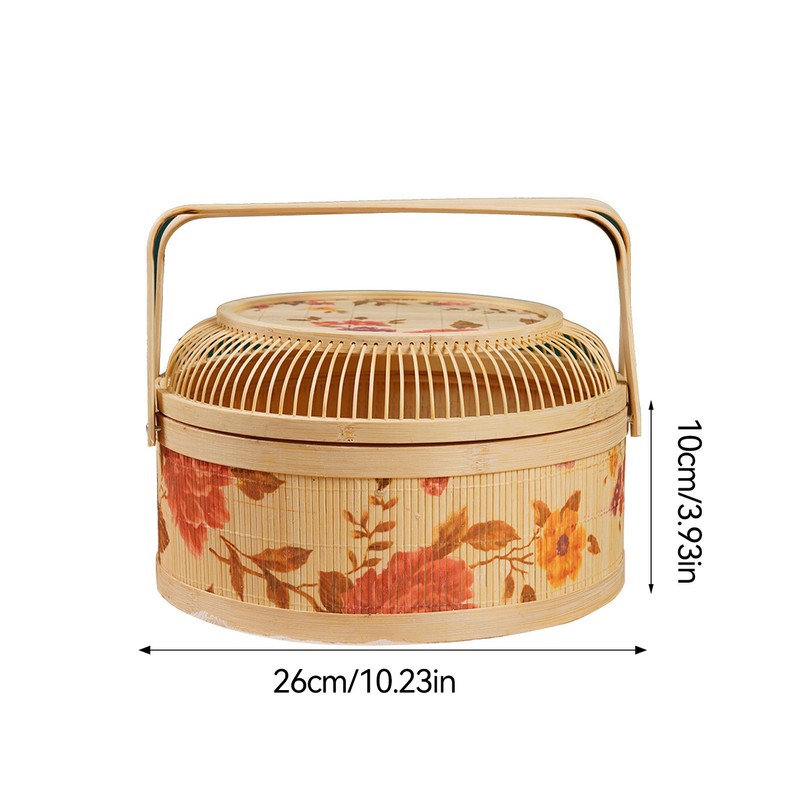 Rattan Small Bamboo Basket Hand Woven Children's Bamboo Woven Straw