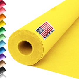 Paclord 36" x 1200" (100 ft) Yellow Construction Paper Roll, (Pack of 1 Roll, Yellow Color) – Made in USA Construction Kraft Paper Roll for School Projects – Color Paper for Crafts, Art Paper for Kids