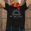 Sulayesh Christian Be The Light Shirts for Women Bible Verse