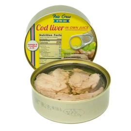 Icelandic Canned Cod Liver in Oil, 7.1 oz Wild Caught