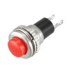 uxcell 10mm Mounting Red Momentary Push Button Switch SPST NO