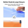 Sooez Small Plastic Envelopes, 12 Pack Plastic Pouch with Label