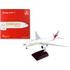 DCD Boeing 777F Commercial Aircraft Emirates Airlines-SkyCargo White Striped Tail
