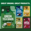 FGO Organic Green Tea, 100 Count Eco-Conscious Tea Bags, Caffeinated,
