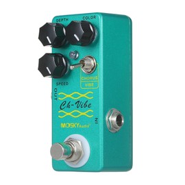 Chorus/Vibe Effect Pedal, /MOSKY CH VIBE Effect Pedal,Effector, Green