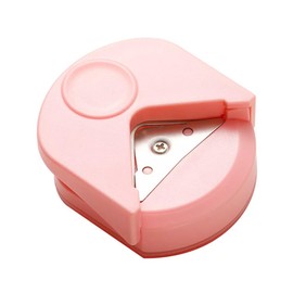 ZAAWUUT Mini Corner Rounder Paper Punch R4 Fillet Cutter, DIY Craft Machine Paper Trimmer Card Photo Corner Cutter, Office School Photo Studio Supplies (Pinkish-Purple)