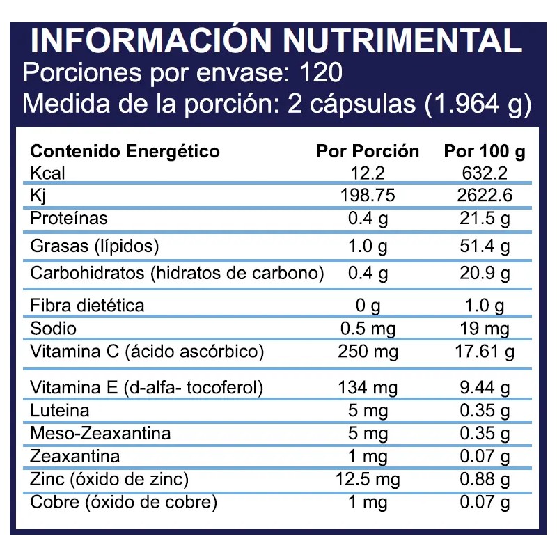 Macuhealt Plus Frasco 240 Capsulas