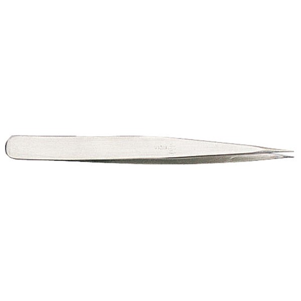 Fine Point, Stainless Steel Tweezer with Beveled Points