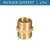 QUARKZMAN G3/8 Male Thread Nipple x 4 Pieces Straight Hex