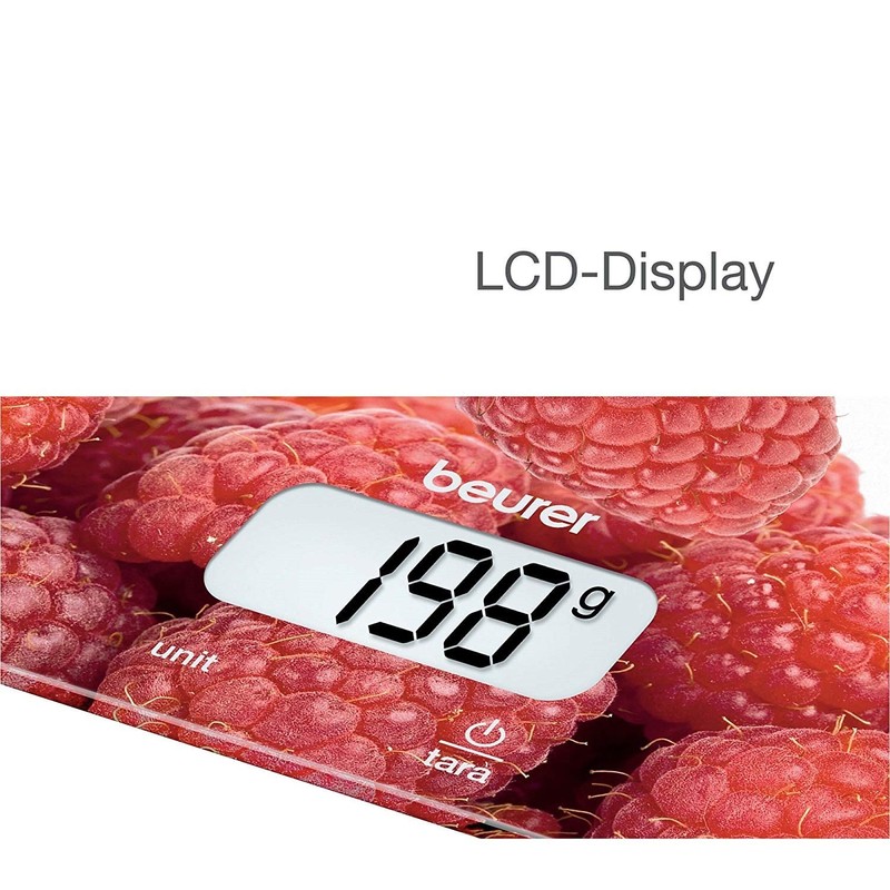 Beurer KS 19 slate kitchen scale, glass