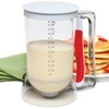 Norpro 1013 Batter Dispenser Clear/Red, 4 cup