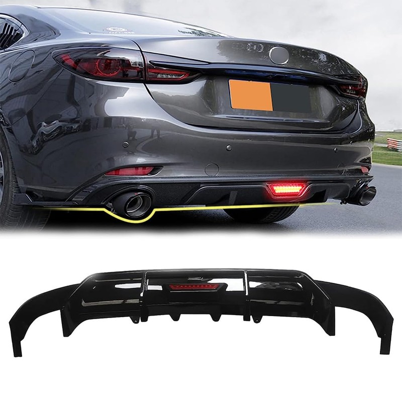Ombialo Rear Lip Bumper Diffuser Compatible with Toyota Camry 2018-2022