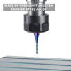 EANOSIC 2PCS Upcut Spiral Router Bit 1/4 inch Shank, 1/16