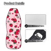 Qpednta Cute Strawberry Car Seat Covers for Women Waterproof Front