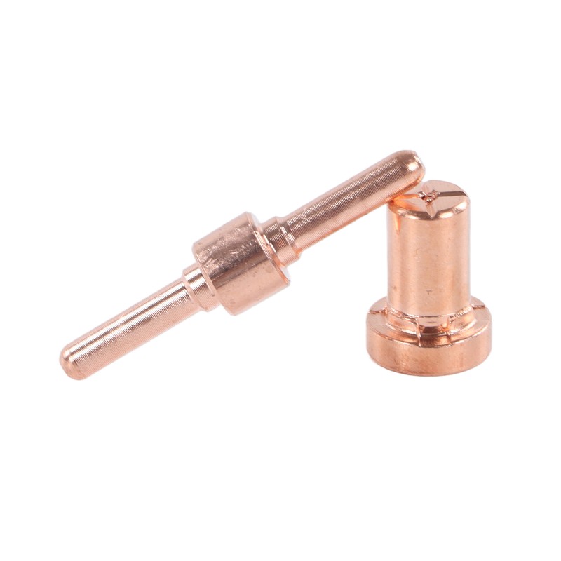 Long Electrode Nozzle Set Copper Plasma Cutting Torch Consumables for