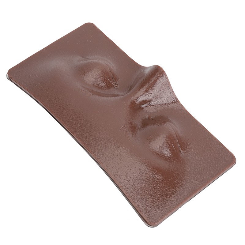 Eye Makeup Practice Board Closing Eyes Reusable Silicone Mannequin Face