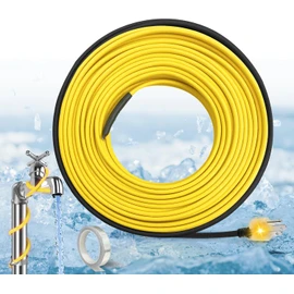 120 Feet Pipe Heat Cable for Water Pipe Freeze Protection YeloDeer, Self-Regulating Heat Tape for Metal and Plastic Pipes, Anti-Freeze Pipe Heating Trace System with 6 Ft. Power Cord, 120 V