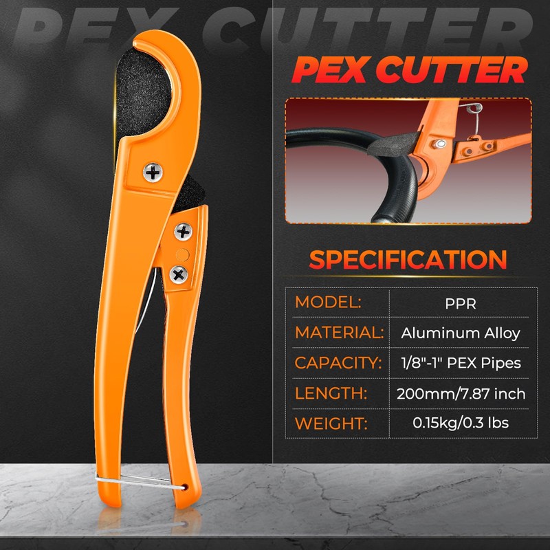 Saker PEX Tube Expansion Tool Kit | PEX-A Expansion Tool