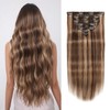 VKHAIR Clip in Hair Extensions Real Human Hair 14 inch,