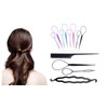 4 Pcs Set Styling Clip Bun Maker Hair Twist Braid
