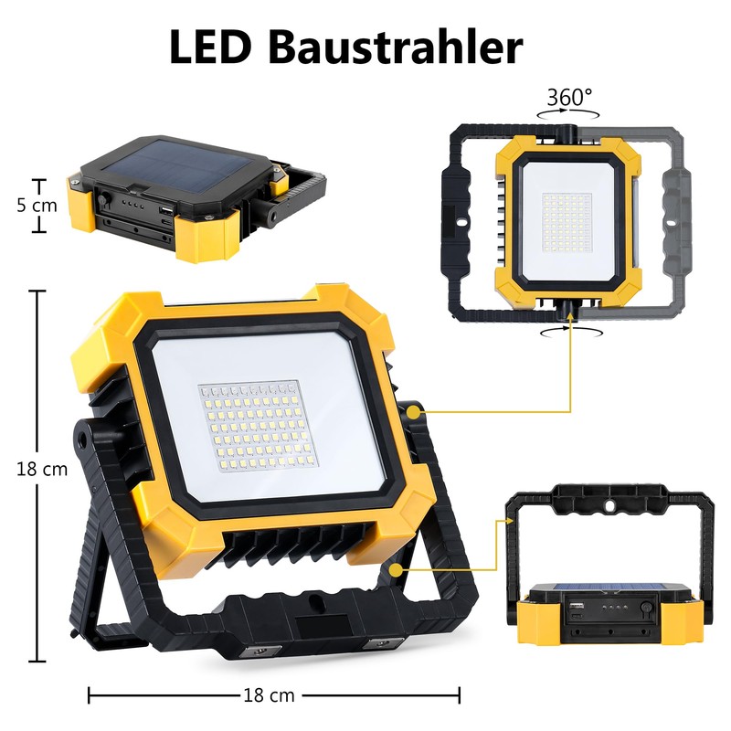 LED construction spotlight