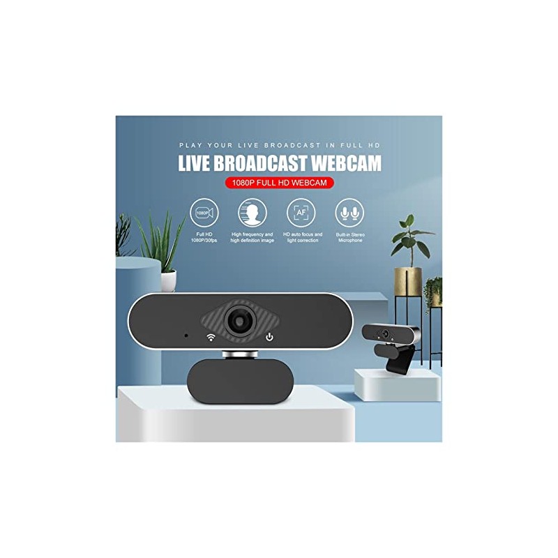 Web Camera Full HD Autofocus Webcam 1080P PC Computer Camera