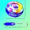 Wrist training ball, self-starting gyro forearm exerciser power ball and