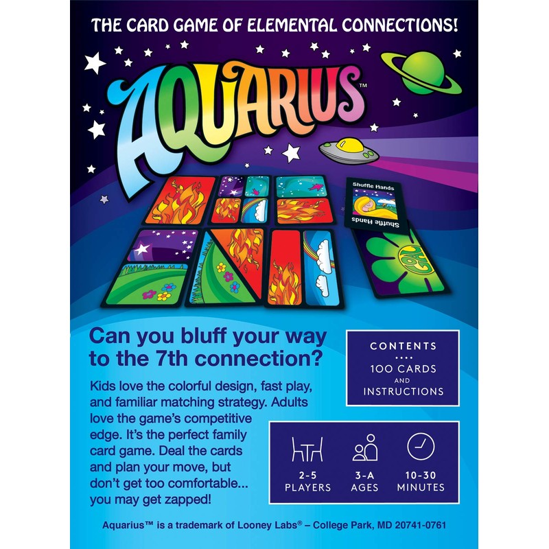 Looney Labs Aquarius Card Game