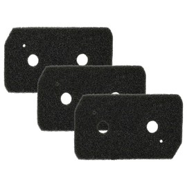 vhbw 3 x Foam Filters Compatible with Bosch WTH83000/01, WTH83000/03, WTH83000/04, WTH83000BY/01 Tumble Dryer Replacement Filter Set
