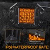 Flush Mount LED Pods Amber, Nirider 2PCS 84W Bumper Light