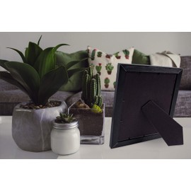 Frame USA 5x7 Classic Wood Picture Frames for Photos and Art (Black), Made in America