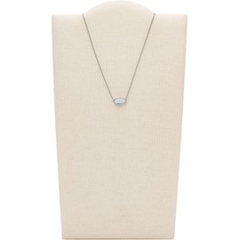 Skagen Women's Stainless Steel Necklace with Lobster Clasp, Sparkly, Stainless Steel, No Gemstone