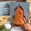 Städter 661813 Santa Claus 3D Baking Tin Metal 19 x