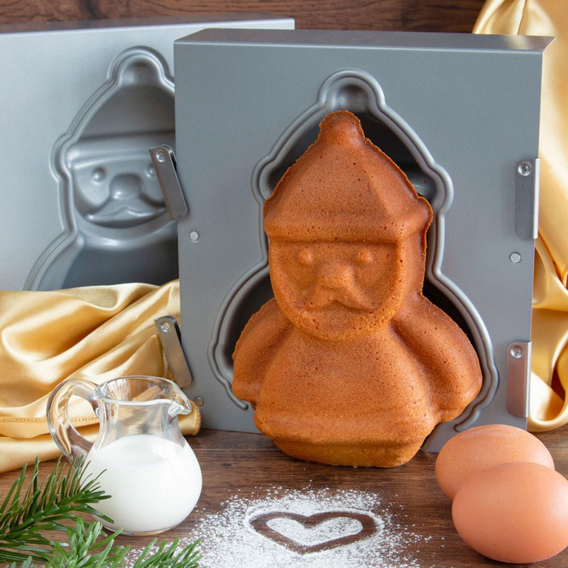 Städter 661813 Santa Claus 3D Baking Tin Metal 19 x