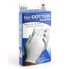 Cara Cotton Gloves 100% Dermatological Large Size Absorbs Creams &