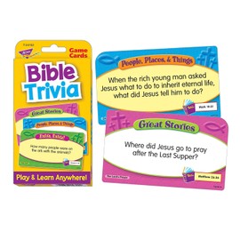 Trend Enterprises Trend Enterprises Bible Trivia Flash Cards
