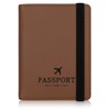 HCFGS Passport Cover, Vaccination Certificate Case, Faux Leather Passport Cover