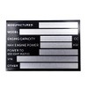 VIN Serial ID TAG Plate Data Blank CAR Truck HOT