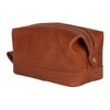 Burkely Vintage Leather Toiletry Bag 23 cm, Cognac