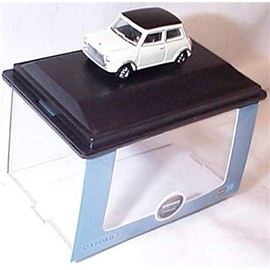 oxford MINI C00PER S MkII Snowberry White/Black vehicle 1:76 railway scale diecast model