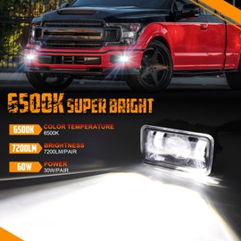 OPPBUY LED Fog Light,30W,6500K White LED Driving Lights Plug and Play LED Fog Lamp Replacement Waterproof LED Bumper Lamp Compatible with 2015-2020 Ford F150-2 Packs