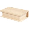 Create Crafts 54439 Pine Wood Hollow Book Box, 10.8cm x