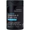 Omega-3 Fish Oil 1250mg (Triple Strength) 180 gelcaps Contains the