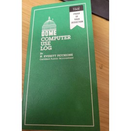 Dome Publishing Computer Use Log 790  6.25" X 3.25" Sheet Size - New Vintage