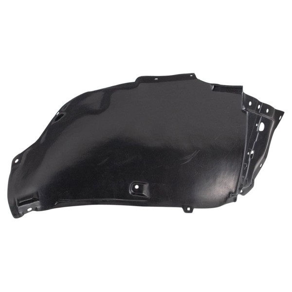TRQ TRQ Front Left Forward Inner Fender Liner Black Drivers
