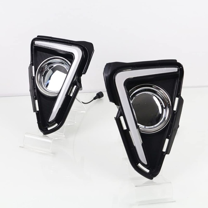 KITOCARTOP LED DRL with Amber Turn Signal Light Fit for