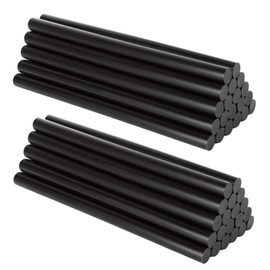 LOPYXBR 100 PCS Black Hot Glue Sticks Full Size 8" Long x 0.43" Dia Hot Melt Adhesive High Temp Black Glue Sticks for Glue Gun Sticks Bulk for Crafting DIY Car Dent Repair and Gluing Project