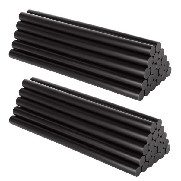 LOPYXBR 100 PCS Black Hot Glue Sticks Full Size 8"