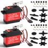 Miuzei 2Pcs 25KG High Torque RC Servo, Waterproof Servo Motor