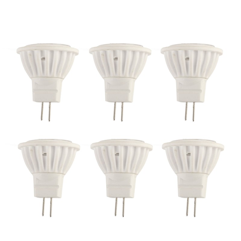 6Pcs MR11 LED Light Bulb 4W GU4 Dual Pin Bulb